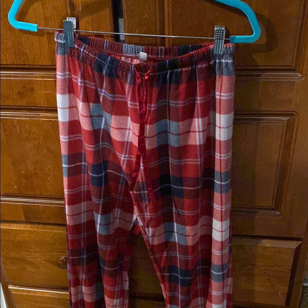 Carol Hochman Plaid Pajamas - Red and White